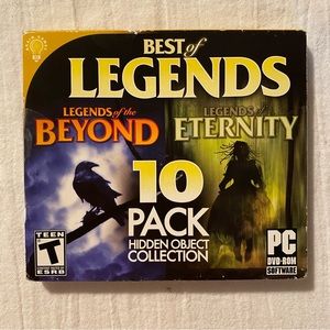 Best of Legends 10 Pack Hidden Object Collection PC DVD Rom Game